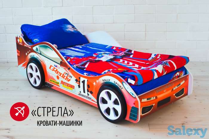 Детская кровать машина стрела, фотография 1