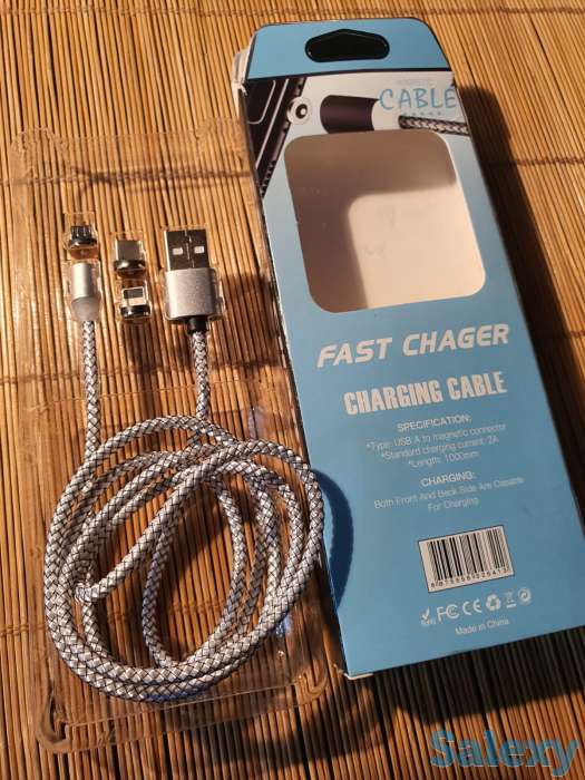 Магнитные зарядки юсб провод магнит самунг айфон iphone Тайп С type C, фотография 2