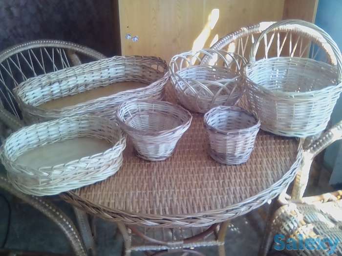 Плетеная мебель из лозы, фотография 12