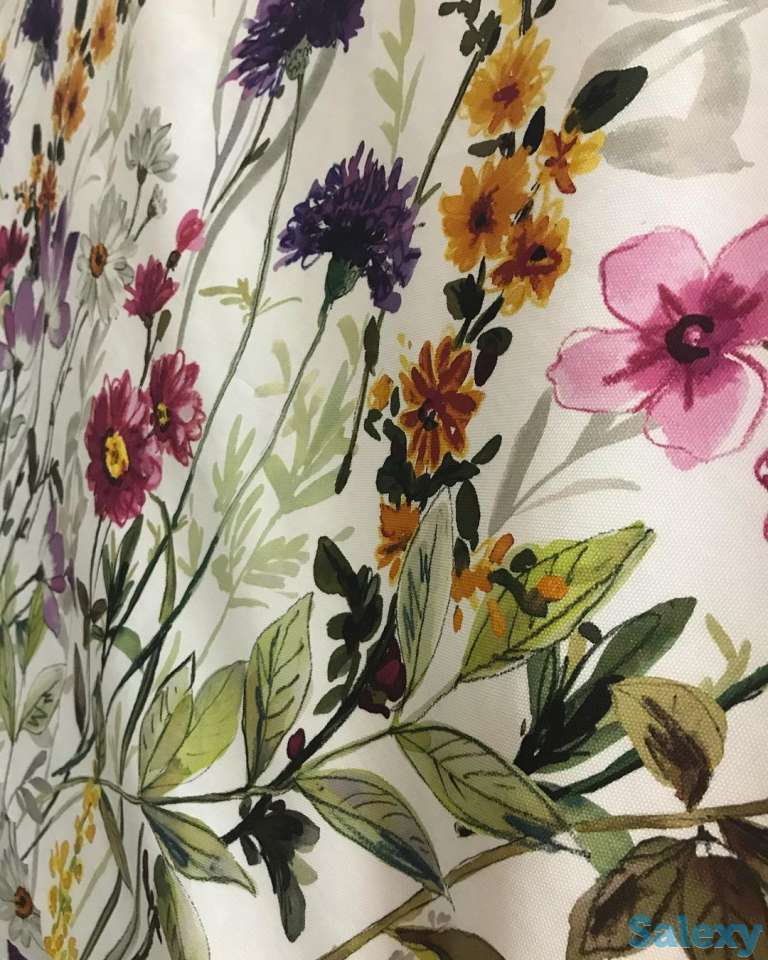 Итальянская скатерть с тефлоновым покрытием Цветущий летний луг, фотография 5