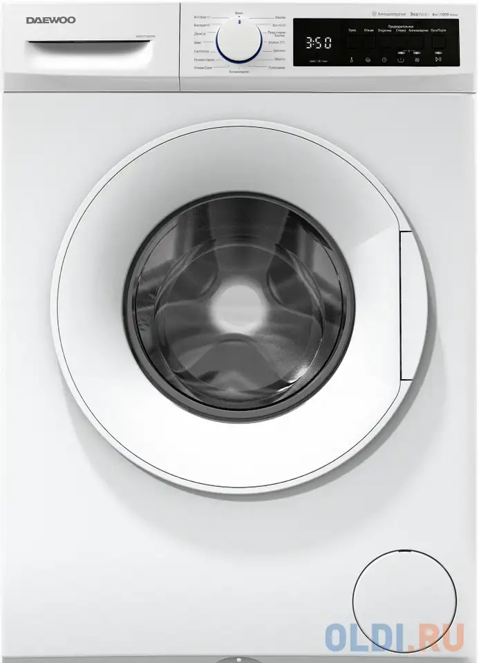 Стиральная машина daewoo wm810t2wu9ru белый, фотография 1
