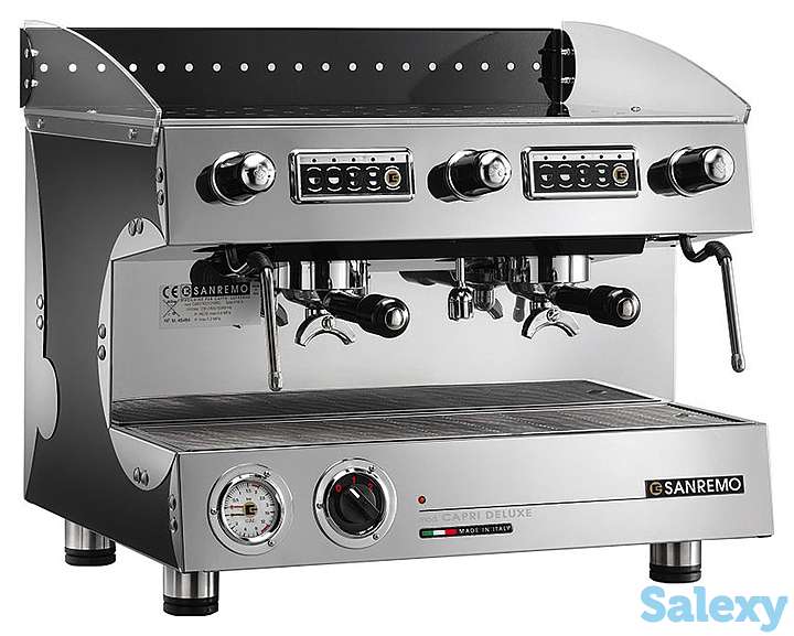 Кофемашина Sanremo Capri SED DLX 2 гр. черная автоматическая., фотография 1
