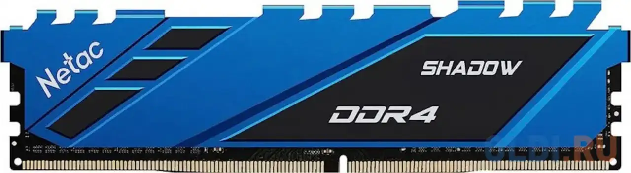 Модуль памяти ddr 4 dimm 8gb pc25600, 3200mhz, netac shadow ntsdd4p32sp-08b, фотография 1