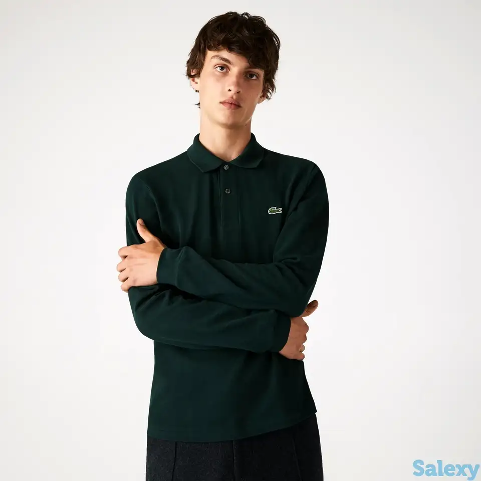 Поло lacoste classic fit с длинным рукавом, фотография 1