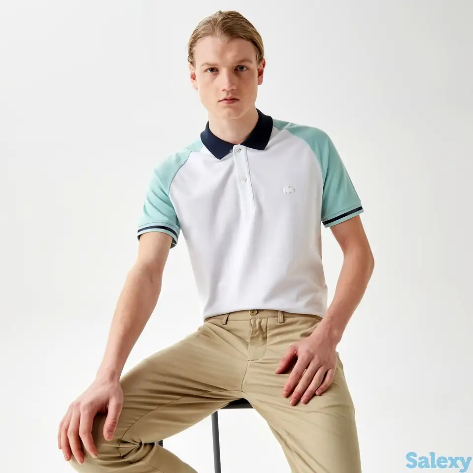Мужское поло lacoste slim fit, фотография 1