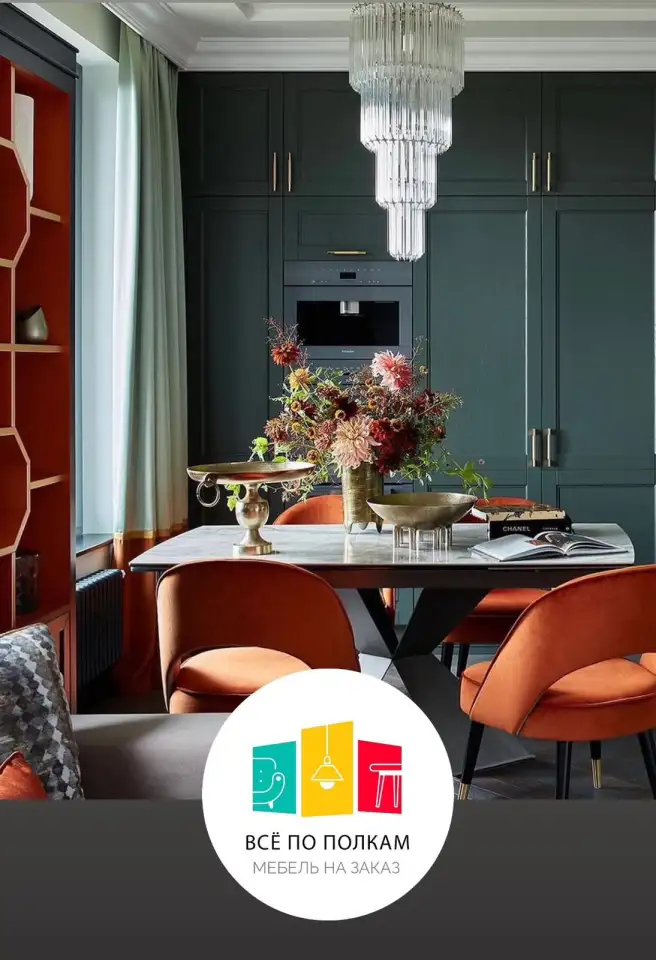 Кухонный гарнитур, Кухни, МДФ Крашенный., фотография 1