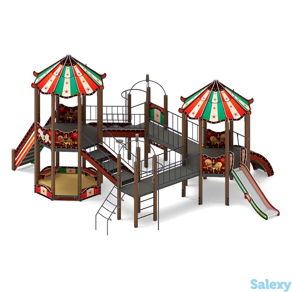 Детский игровой комплекс карнавал (шапито) дик 2.22.06-01 h=1200, фотография 1