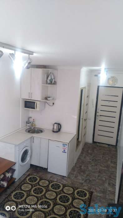 1-комнатная квартира, 15 м², 1/4 этаж посуточно, мкр №5 23 — Абая, фотография 1