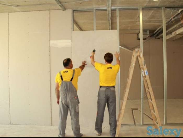 Гипсокартонные работы, фотография 1