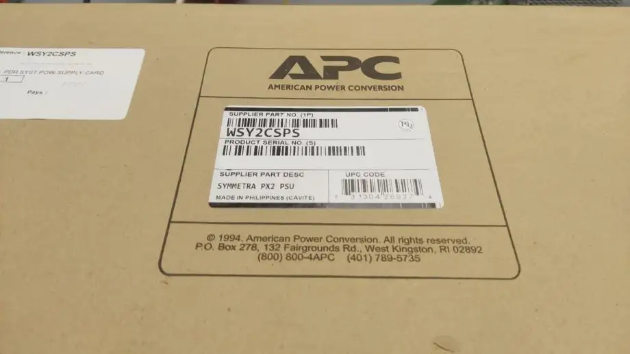 Системный блок питания APC WSY2CSPS для SYMMETRA PX2, фотография 1