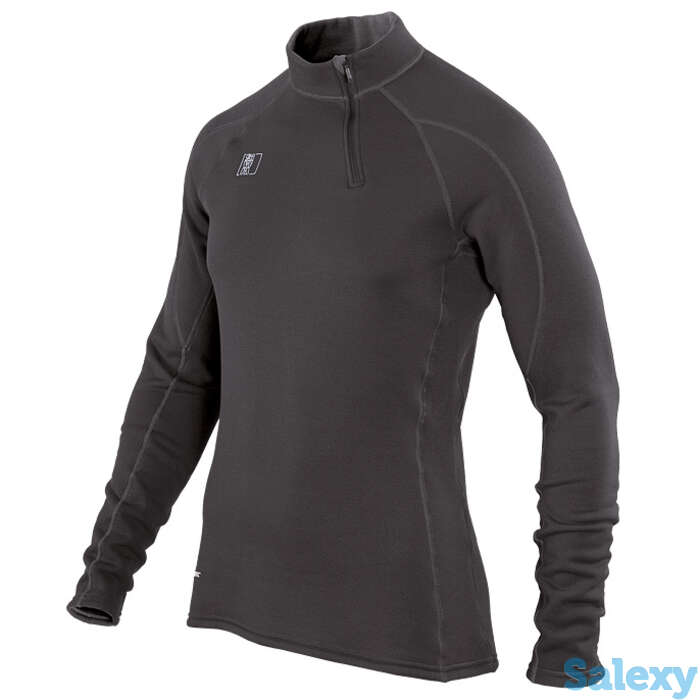 Термобелье майка сивера сноуи с воротником мужская черная, фотография 1