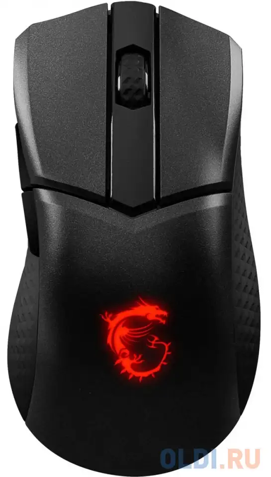 Мышь беспроводная msi clutch gm31 чёрный usb + радиоканал, фотография 1