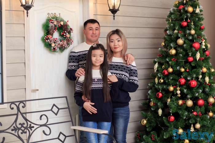 Семейные, детские новогодние фотосессии, фотография 3