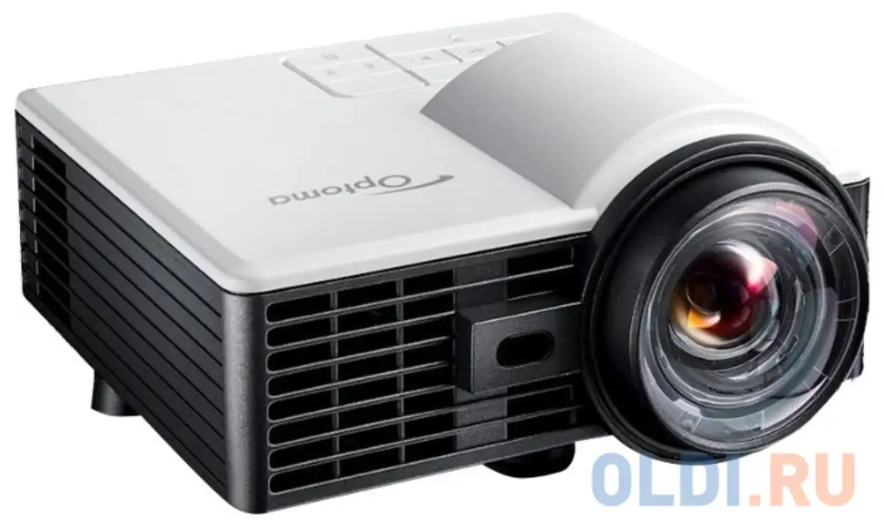 Проектор optoma ml1050st+ 1280x800 1000 люмен 20000:1 белый черный e1p2a2f6e1z1, фотография 1