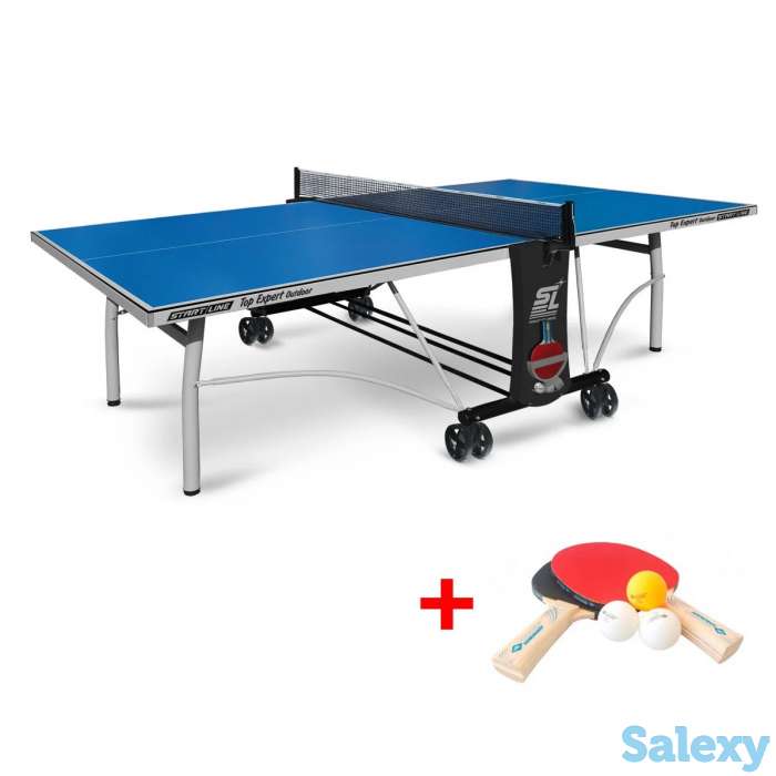Теннисный стол Top Expert Outdoor - всепогодный топовый теннисный стол. Уникальная система складывания, фотография 1