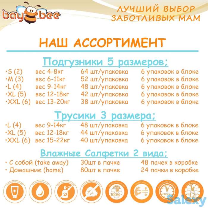 Подгузники нового поколения Baybee, фотография 1