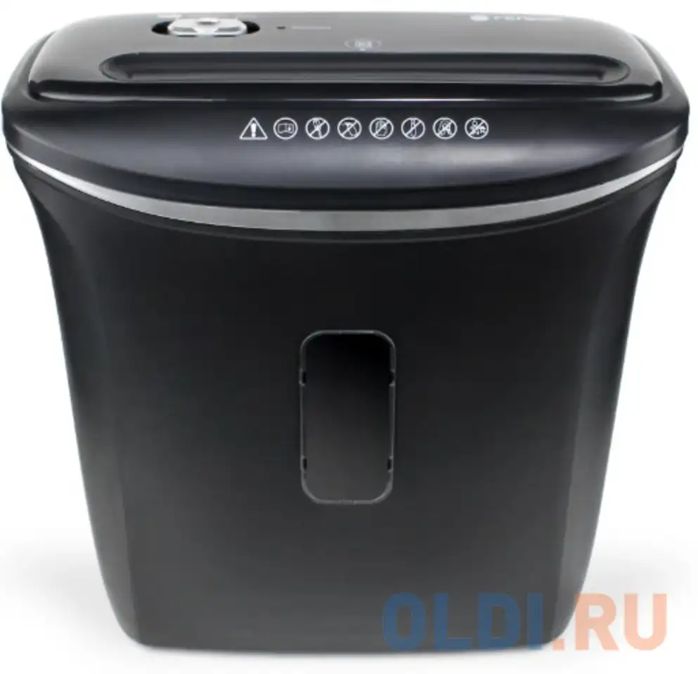 Шредер гелеос уд14-5, (din p-5), фрагмент 1,9х12мм, 5-6 лист (70г/м2), скобы,, фотография 1