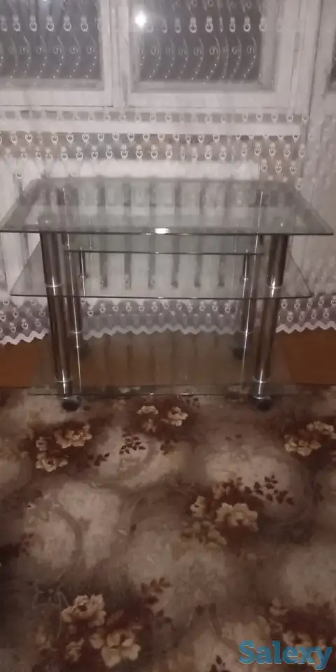 Продам стол-тумба стеклянный, фотография 1