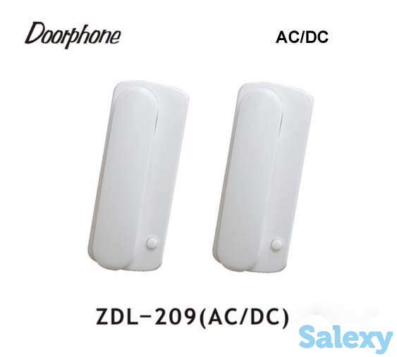 Продам проводной аудиодомофон из двух трубок для двусторонней внутренней связи, модель ZDL-209(AC/DC), фотография 1