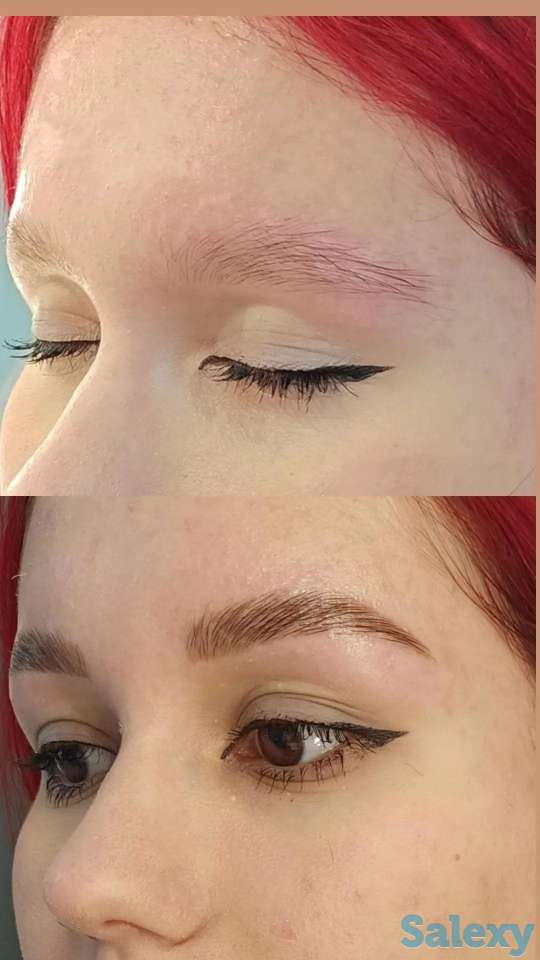 Коррекция/покраска/долговременная укладка бровей. Уральск зачаганск, фотография 1