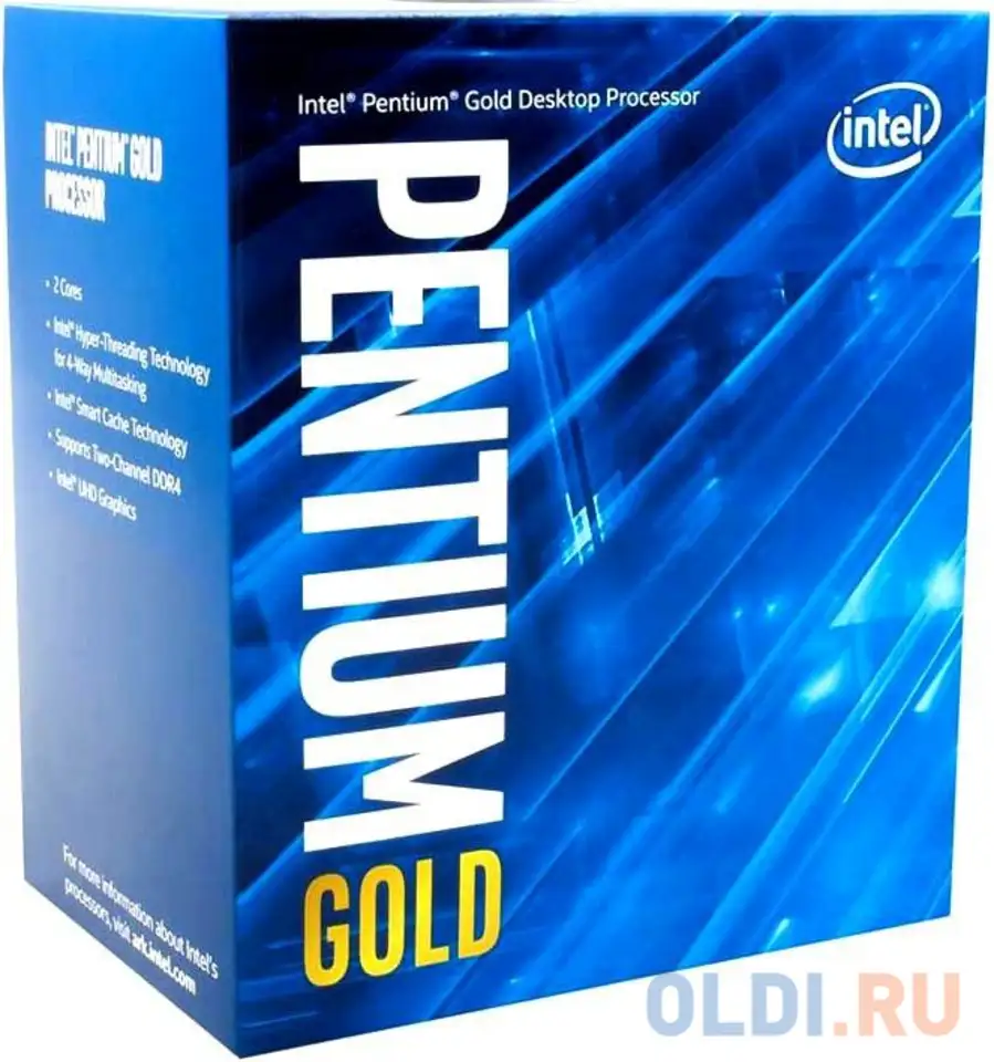 Процессор intel pentium gold g6400 box, фотография 1