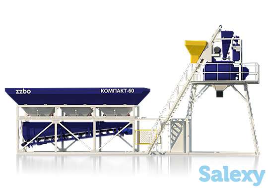 Мобильный бетонный завод Компакт-60, фотография 2