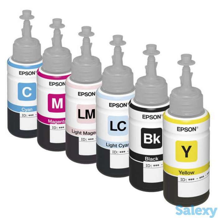 Оригинальные чернила для epson l800 (70 мл, 6 цветов), фотография 1