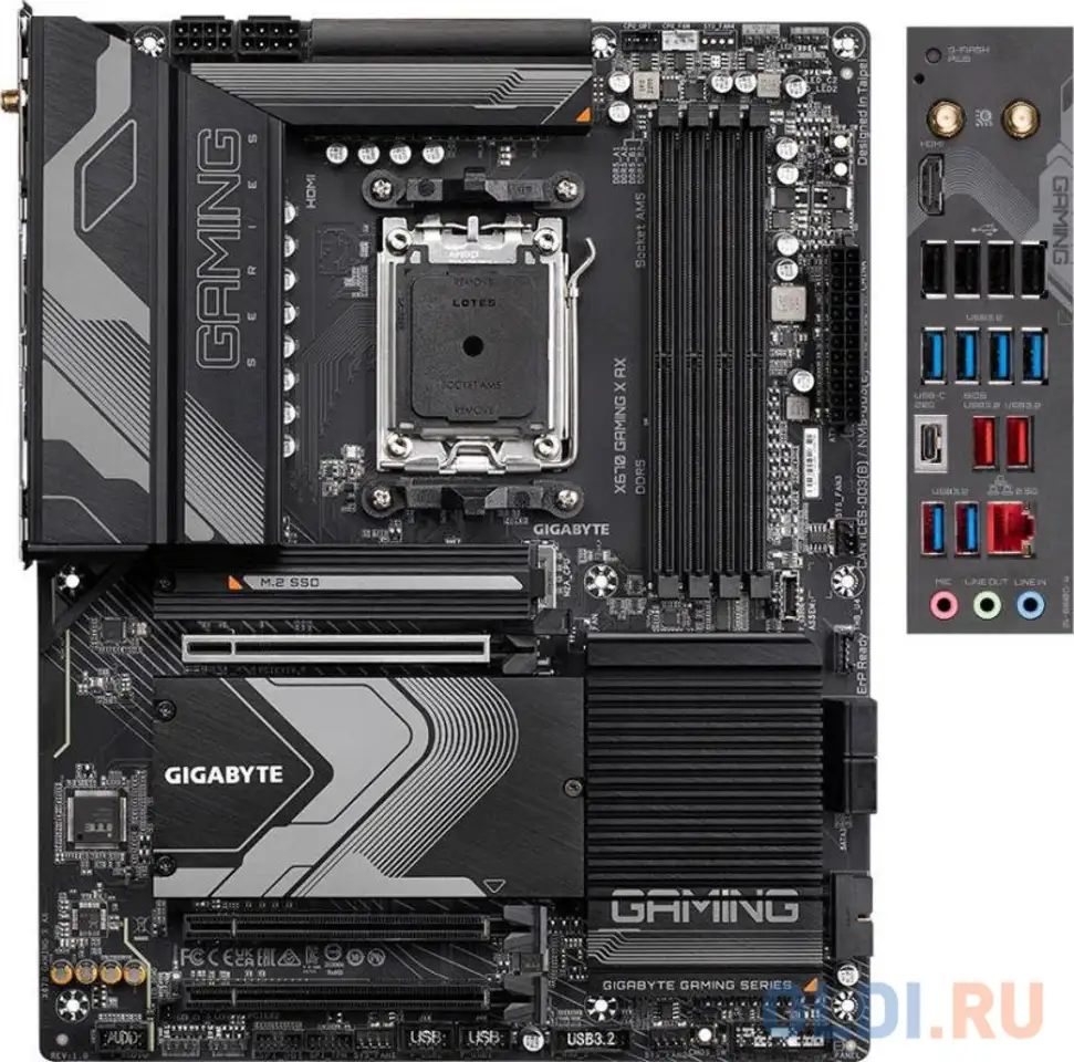 Материнская плата gigabyte x670 gaming x ax, фотография 1