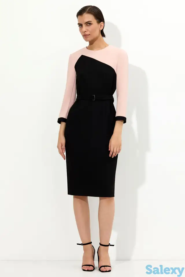 Платье с контрастным эффектом vassa&co, фотография 1