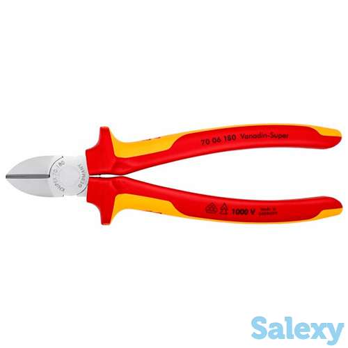 Бокорезы диэлектрические 1000v 180 мм knipex kn-7006180, фотография 3