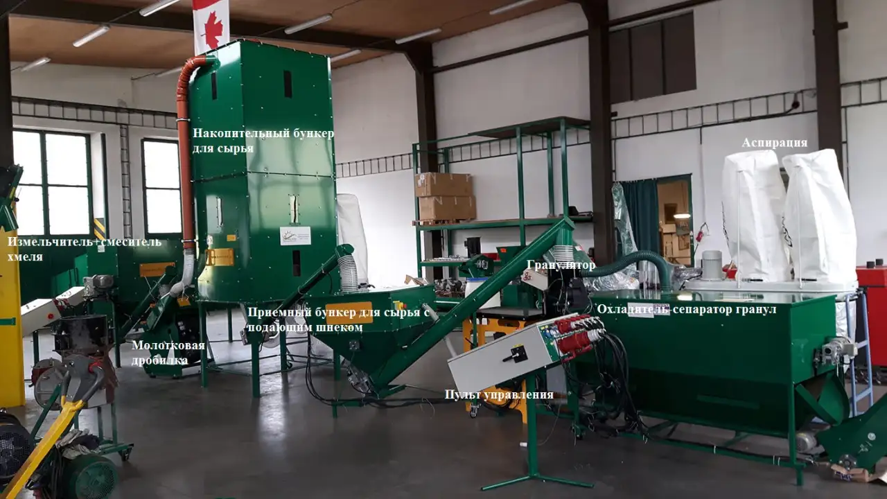 Линия гранулирования хмеля Mgl 200ch 400 ch 600 ch  800 ch, фотография 2