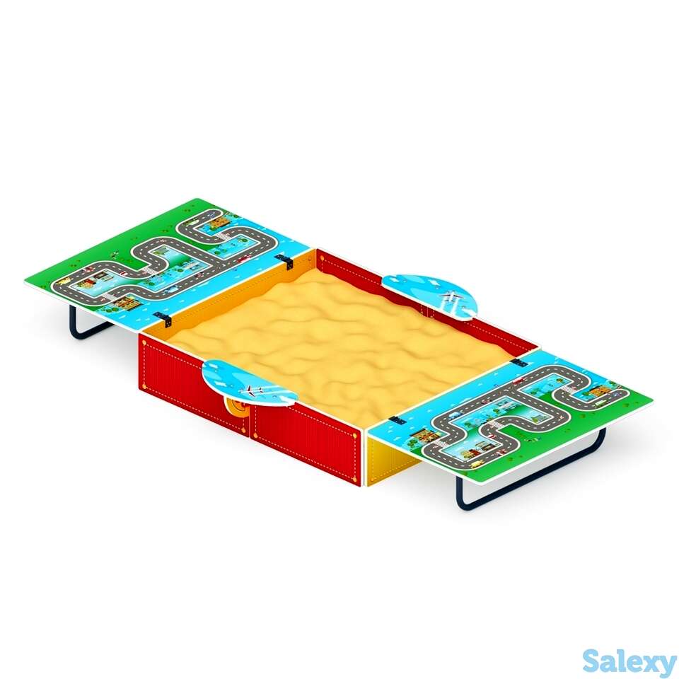 Песочница с крышкой игра (средняя) ио 5.01.11-06, фотография 1