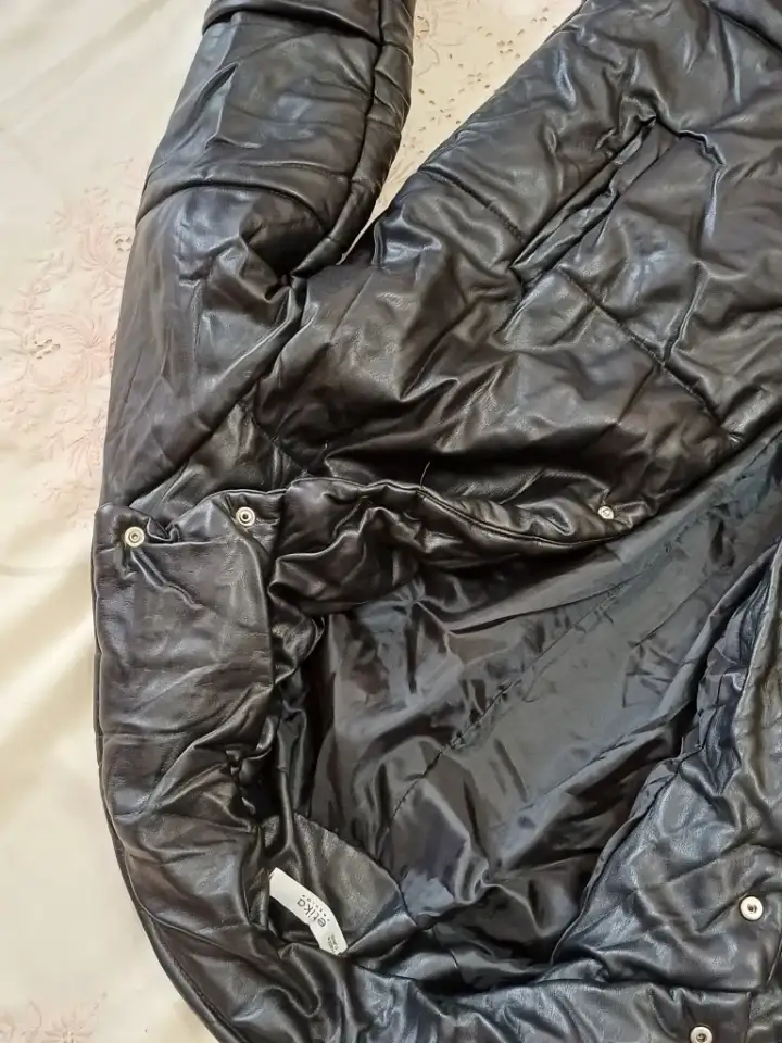 Продается кожаный пуховик, фотография 5