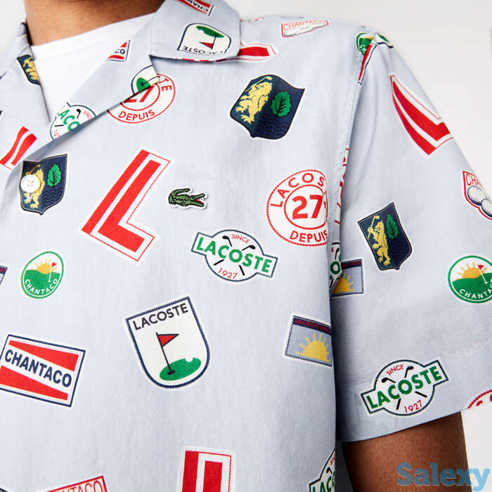 Мужская рубашка lacoste hawaiian print, фотография 1
