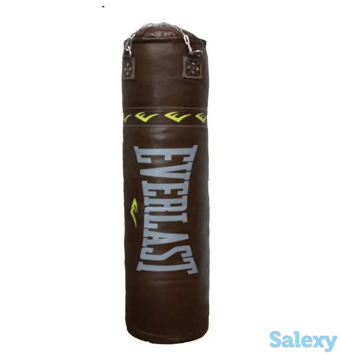 Боксерская груша EVERLAST кожанная 130см, фотография 1