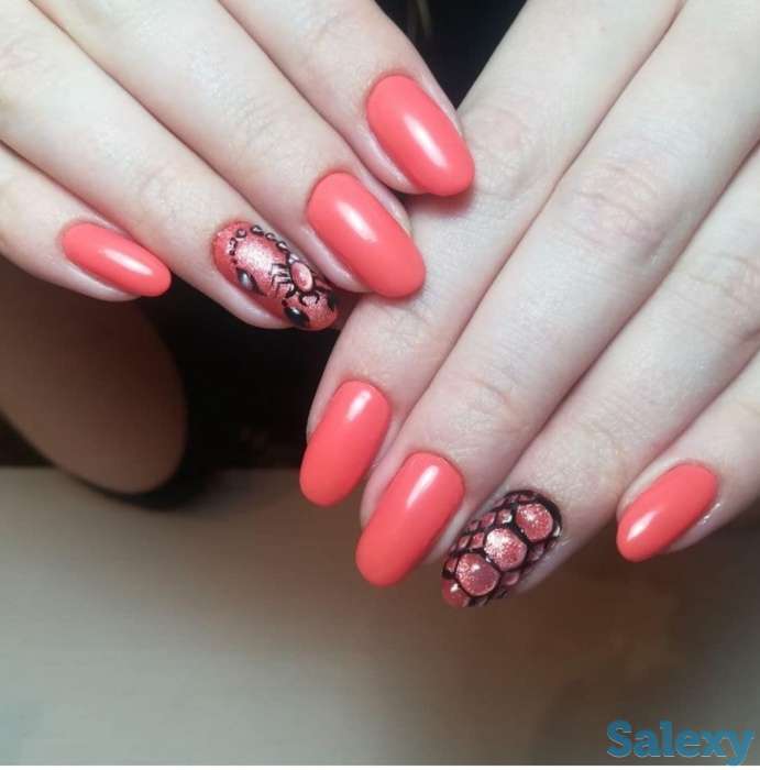 наращивание ногтей покрытие гель лак маникюр педикюр, фотография 6