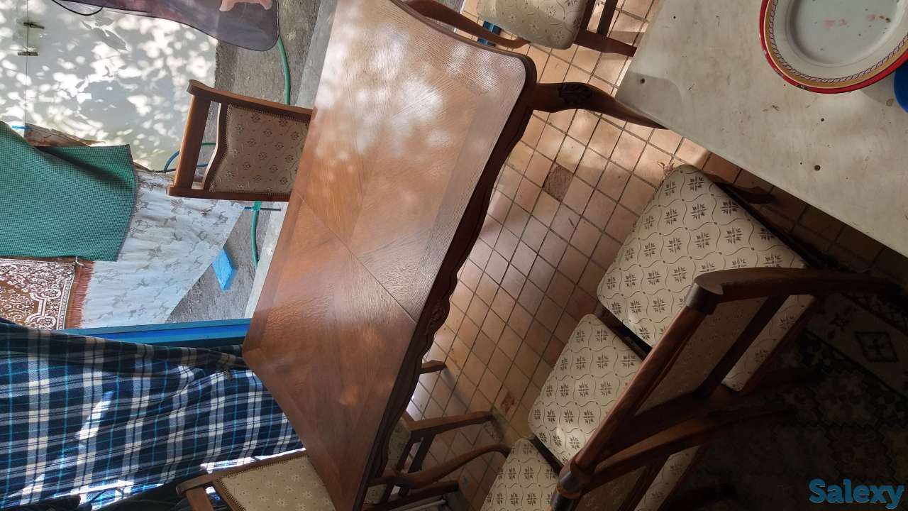 Продам стол и шесть стульев к нему., фотография 2