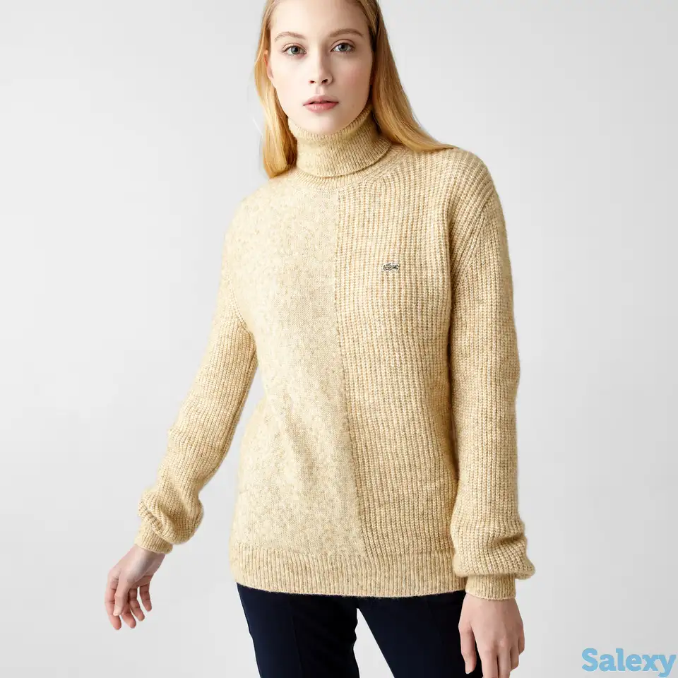 Женский свитер lacoste с высоким воротом, фотография 1