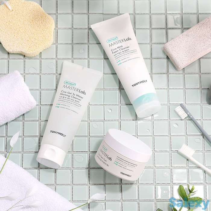 Пенка для умывания tony moly derma master lab. cica mild foam cleanser, фотография 3