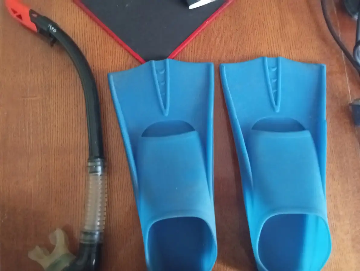 Ласты для плавания трубка  дыхание размер 38-41, фотография 1