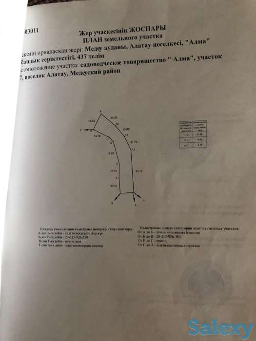 Продам участок, поселок Алатау, садовое товарищество Алма, фотография 2