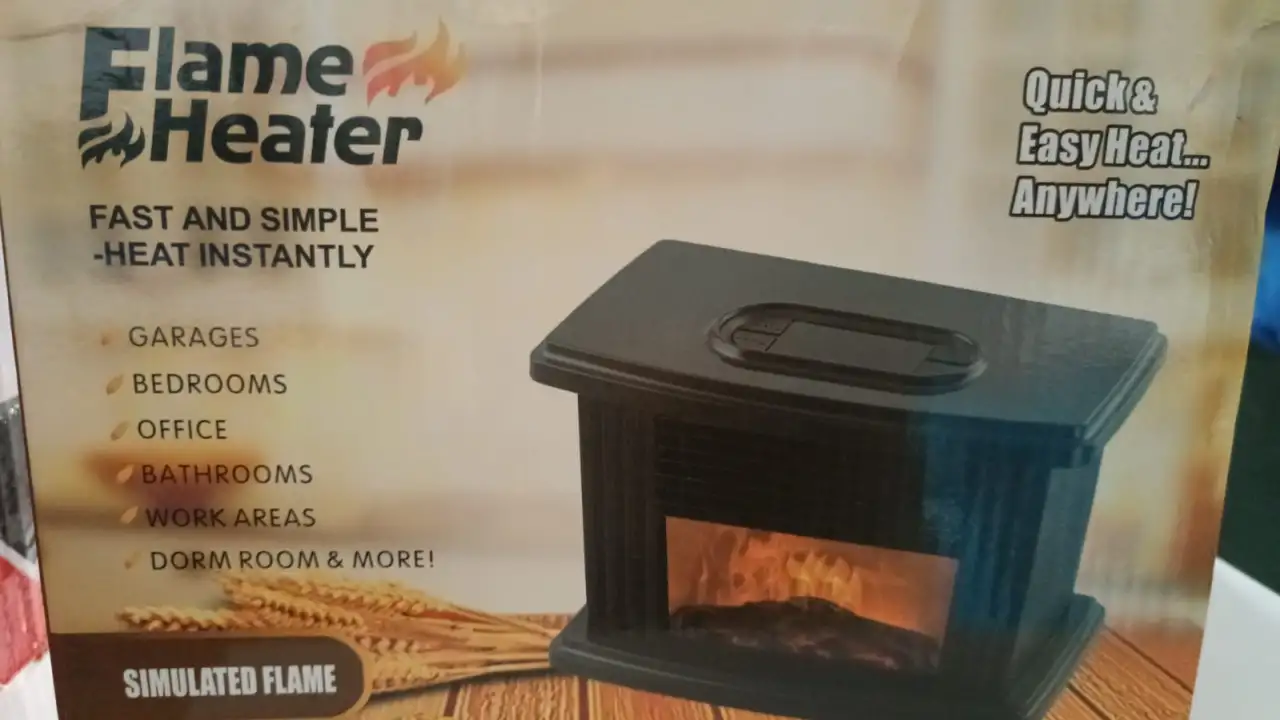 Обогреватель камин с пультом управления, фотография 3