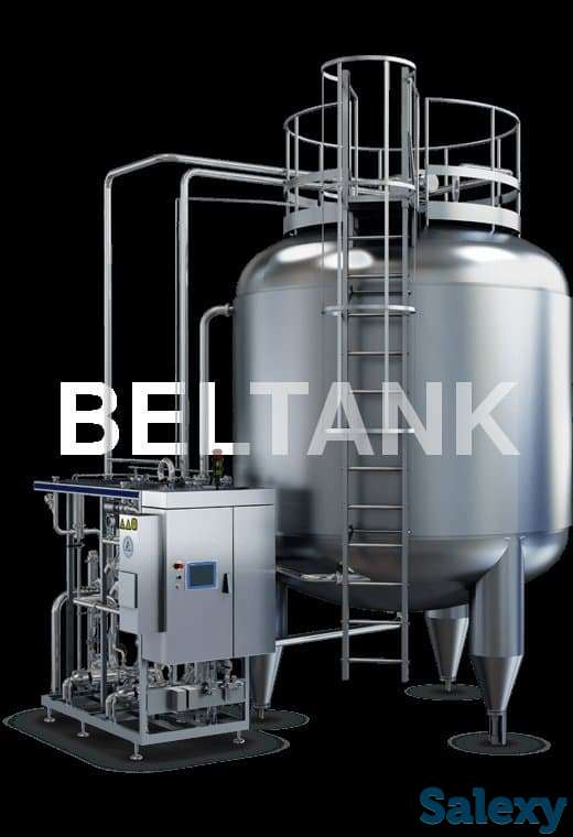 Термоизолированная асептическая емкость для пищевых или технологических жидкостей, фотография 1