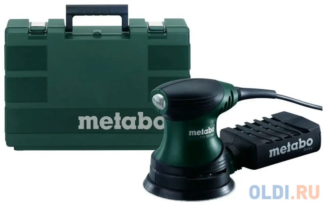 Эксцентриковая шлифмашина metabo fsx 200 intec (609225500) 125 мм 240 вт, фотография 1