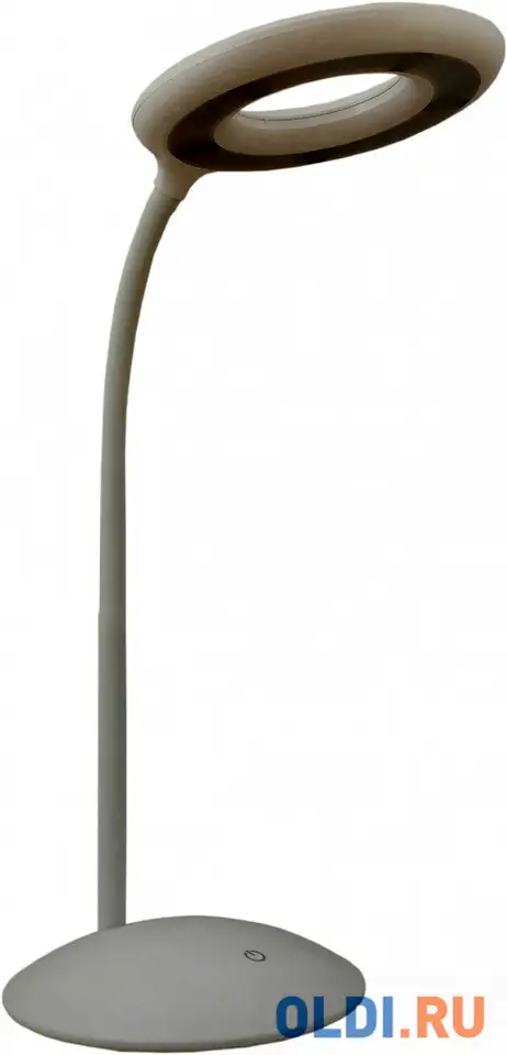 Светильник старт ct202 настольный на подставке белый 8вт, фотография 1