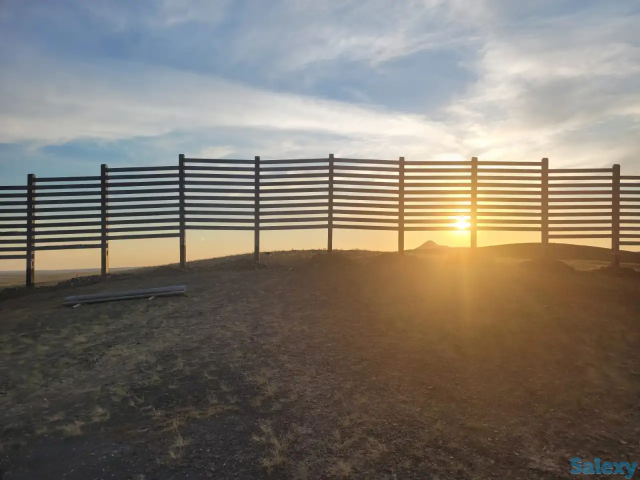 Снегозащитные ограждения из бетона. Стойка С74, Стойка С58, Доска Д30, фотография 1