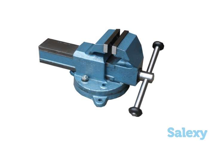 Тиски слесарные стальные поворотные ТСС-150, фотография 1