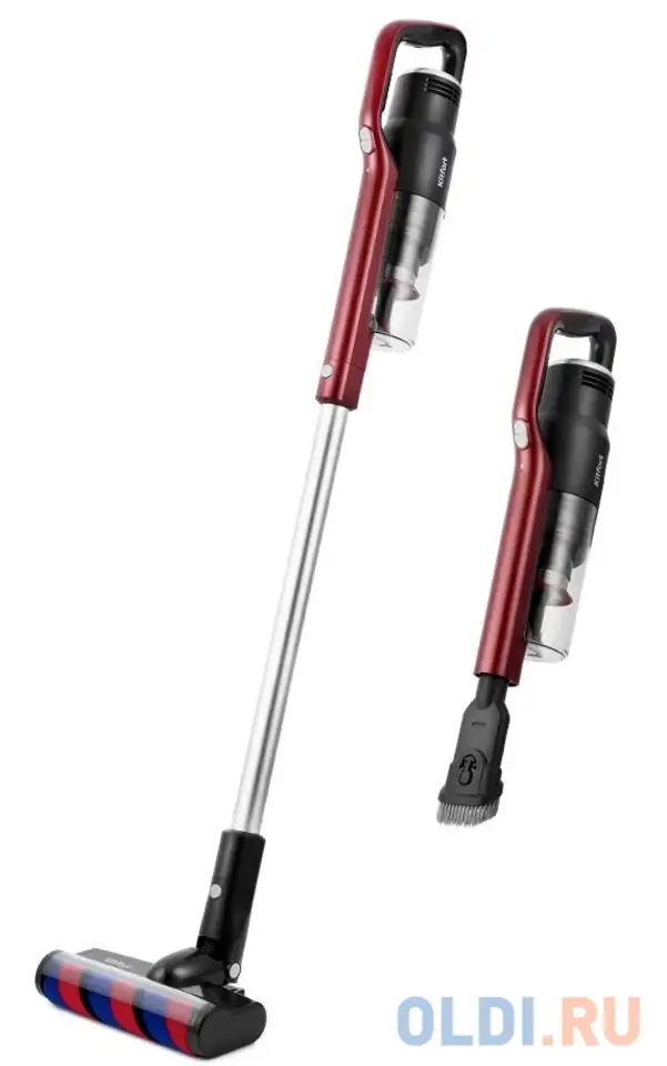 Пылесос ручной kitfort кт-561 500вт черный/красный, фотография 1