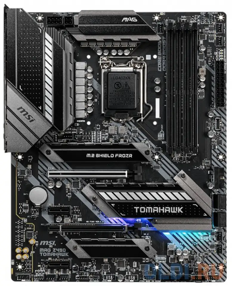 Материнская плата msi mag z490 tomahawk socket 1200 z490 4xddr4 2xpci-e, фотография 1
