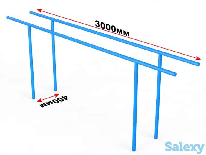 Брусья уличные, фотография 1